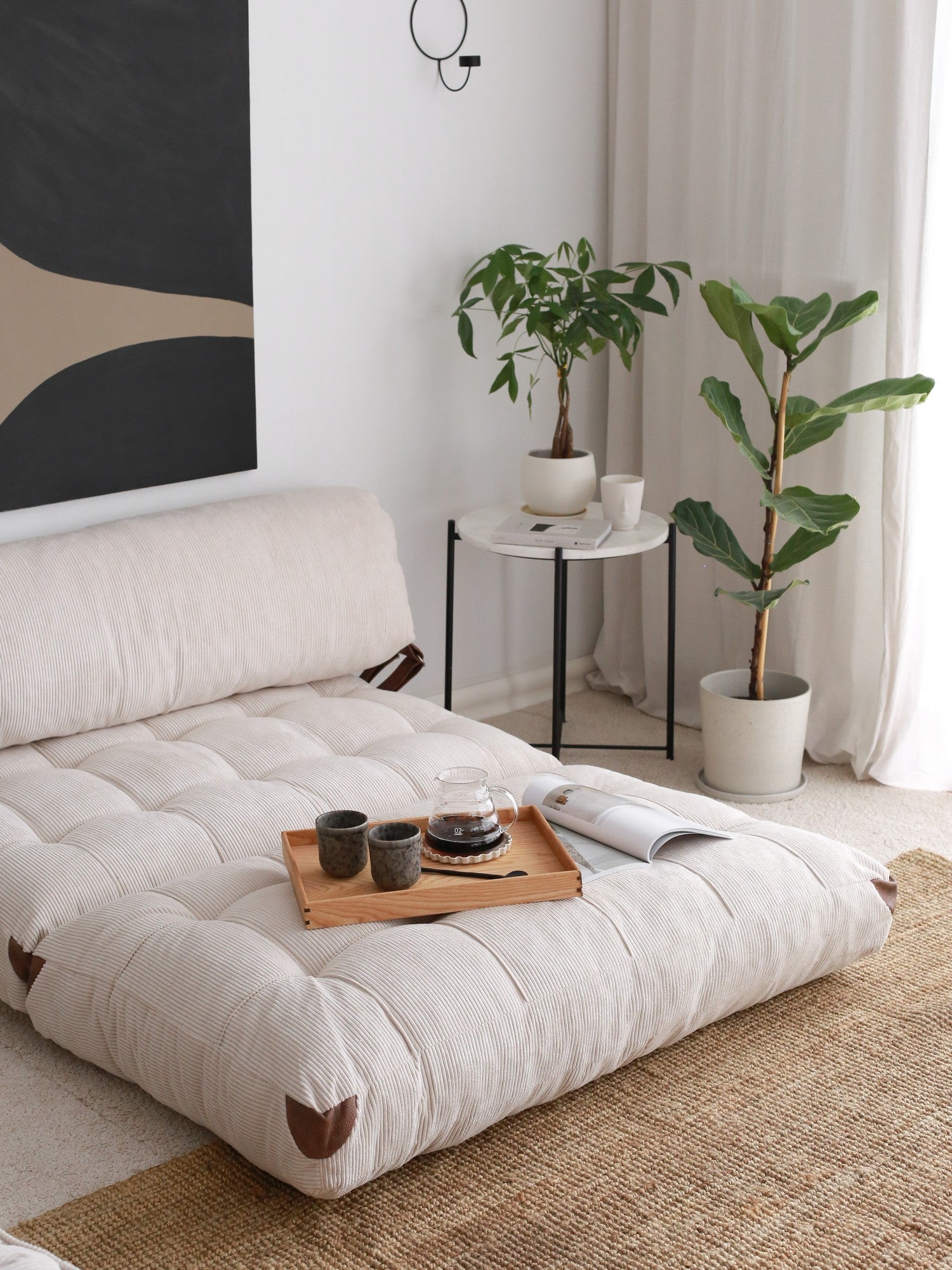 Fold Kadife 2 2-sits bäddsoffa