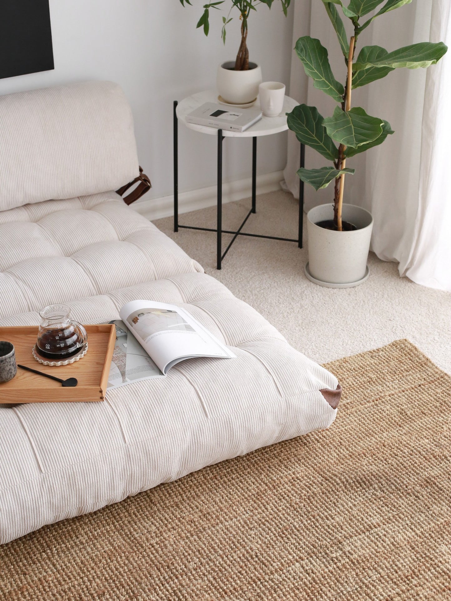 Fold Kadife 2 2-sits bäddsoffa