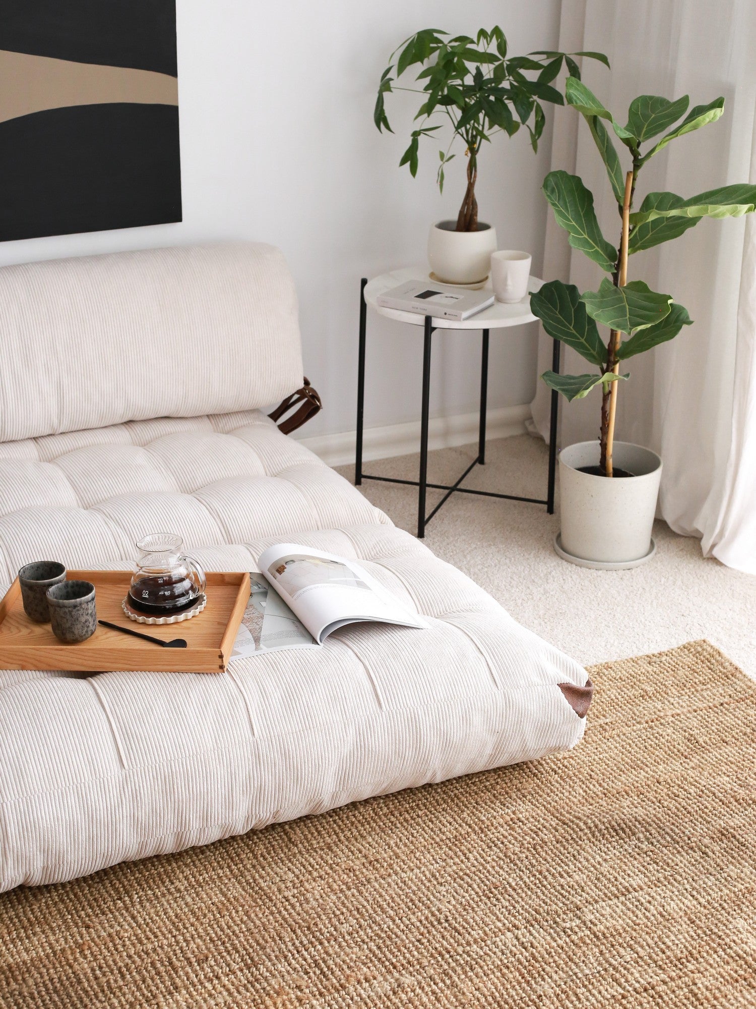 Fold Kadife 2 2-sits bäddsoffa