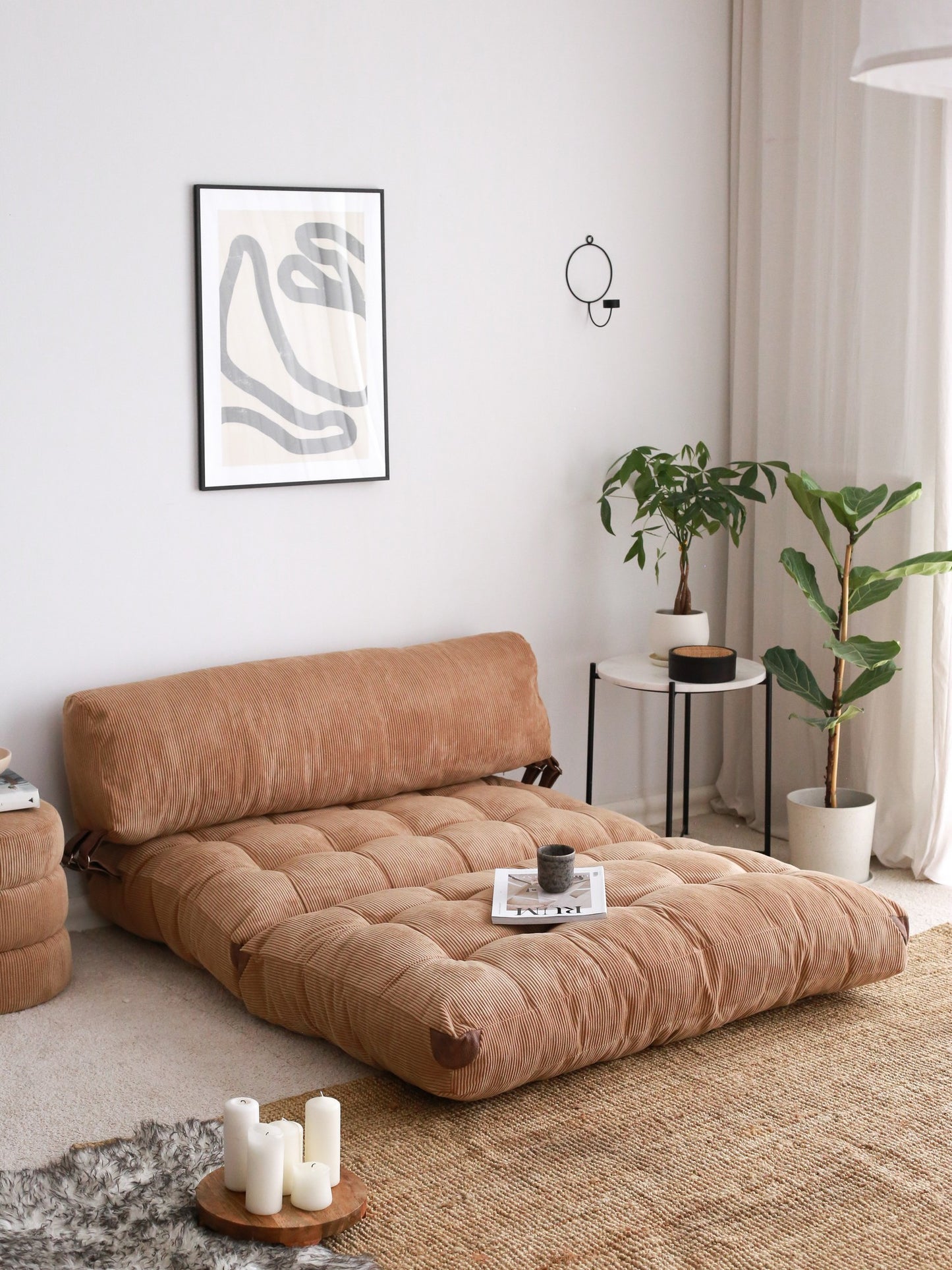 Fold Kadife 2 2-sits bäddsoffa