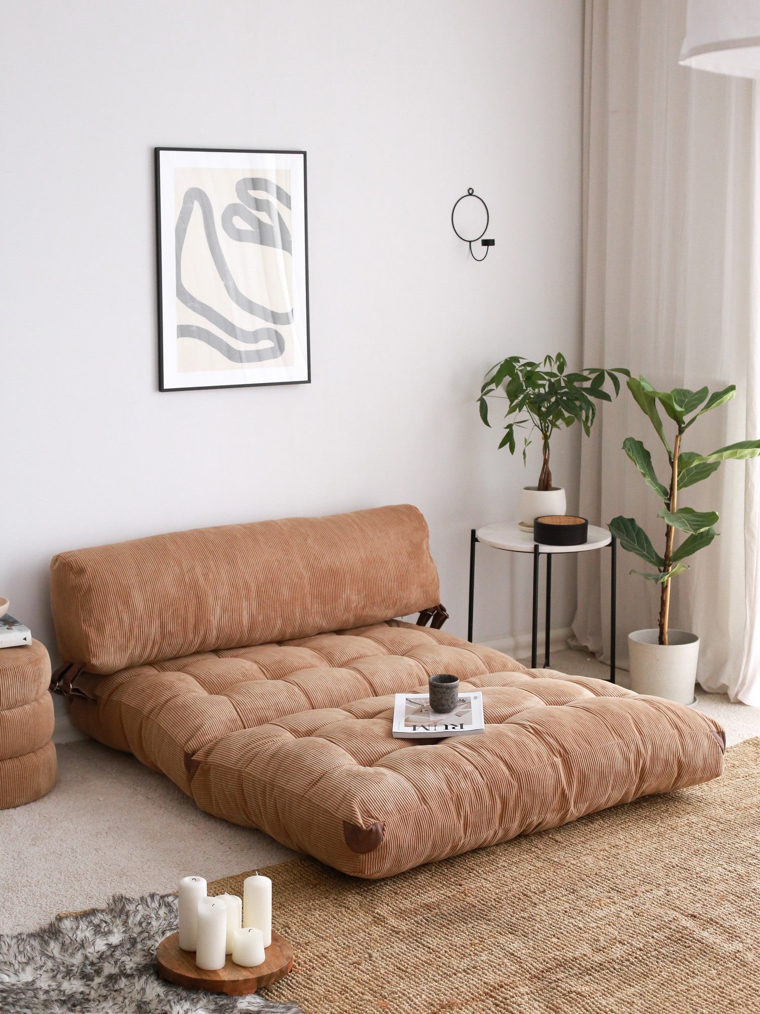 Fold Kadife 2 2-sits bäddsoffa