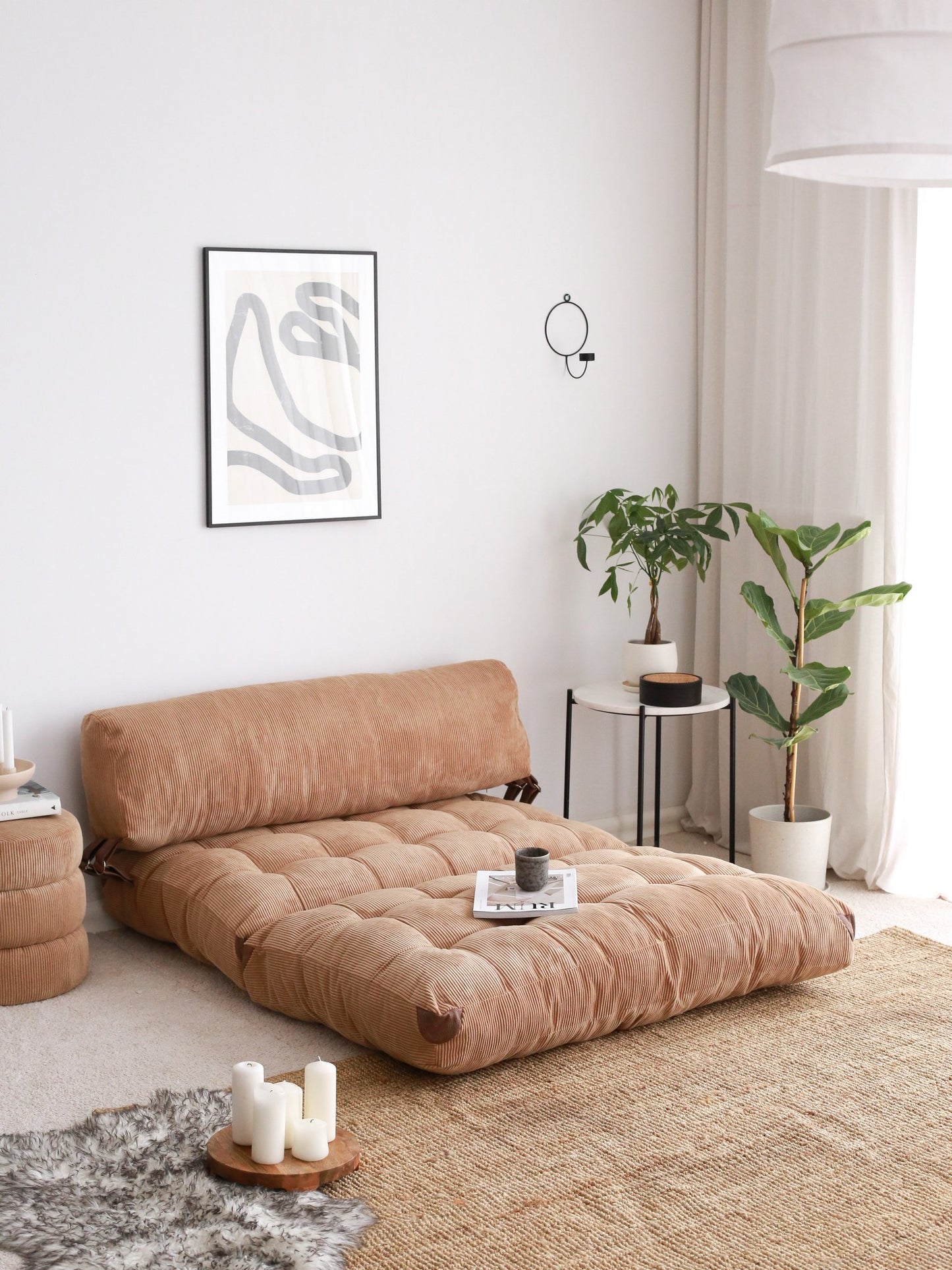 Fold Kadife 2 2-sits bäddsoffa