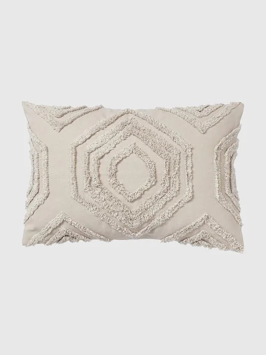 40x60 Kuddfodral med tuftade detaljer - Beige