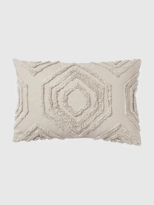 40x60 Kuddfodral med tuftade detaljer - Beige