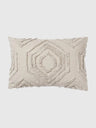 40x60 Kuddfodral med tuftade detaljer - Beige