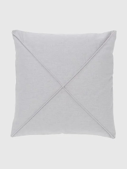 Kuddfodral i linne 45x45 cm - Ljusgrå