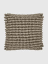 45x45 Kuddfodral med små bollar av tyg - Beige