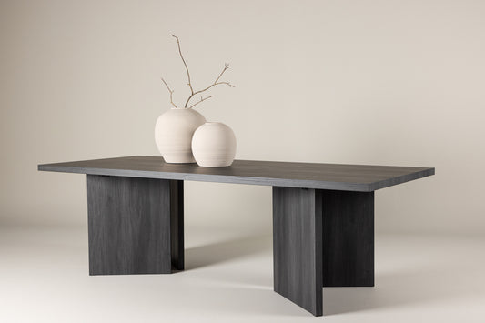 Bassholmen Rektangulära Matbord 240 x 100 Svart