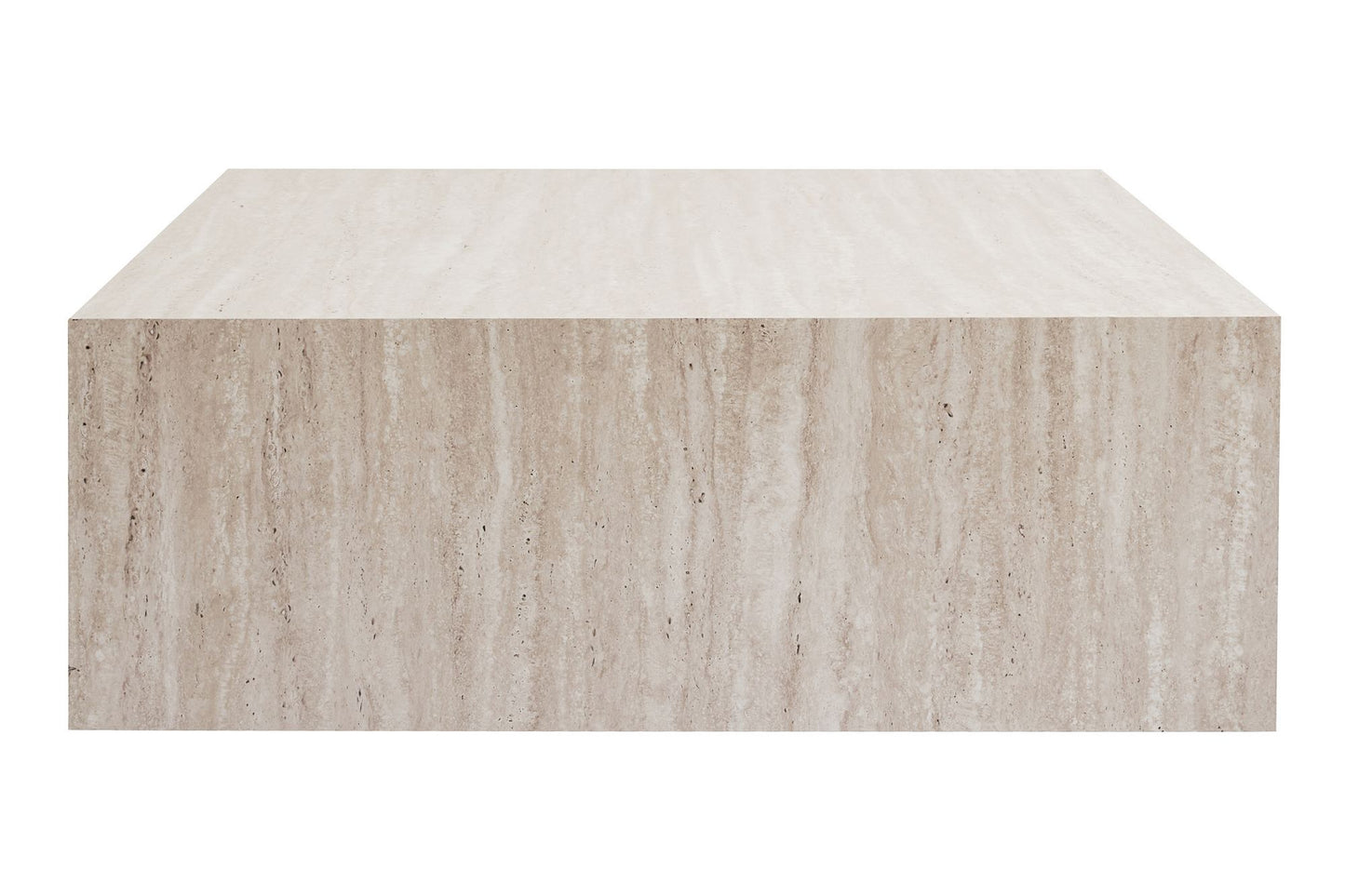 Prizma Soffbord 90x90x35 cm - Travertine