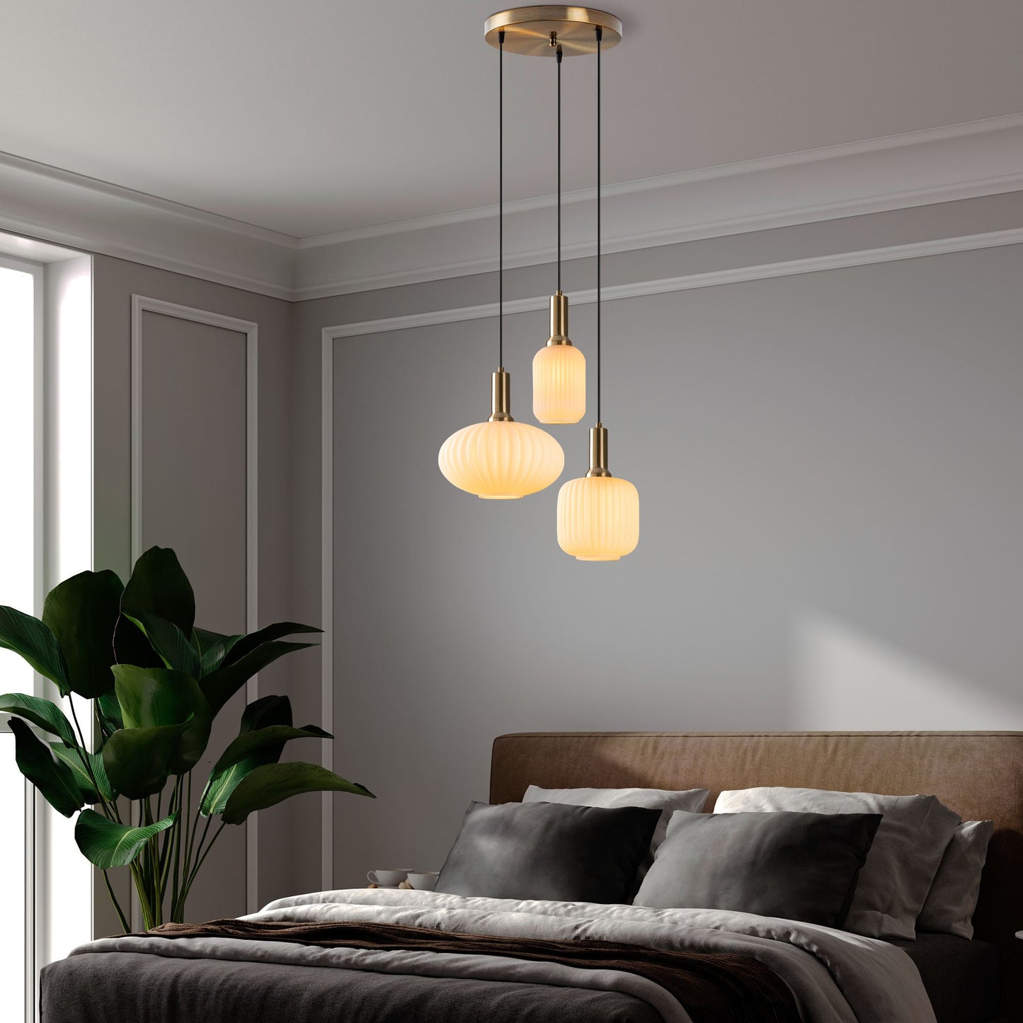 Asker taklampa 55 x 55 x 130 cm