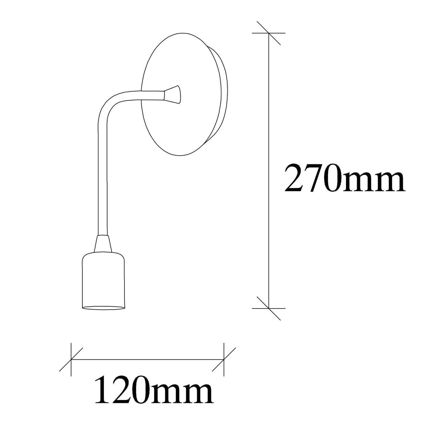 Dartini vägglampa