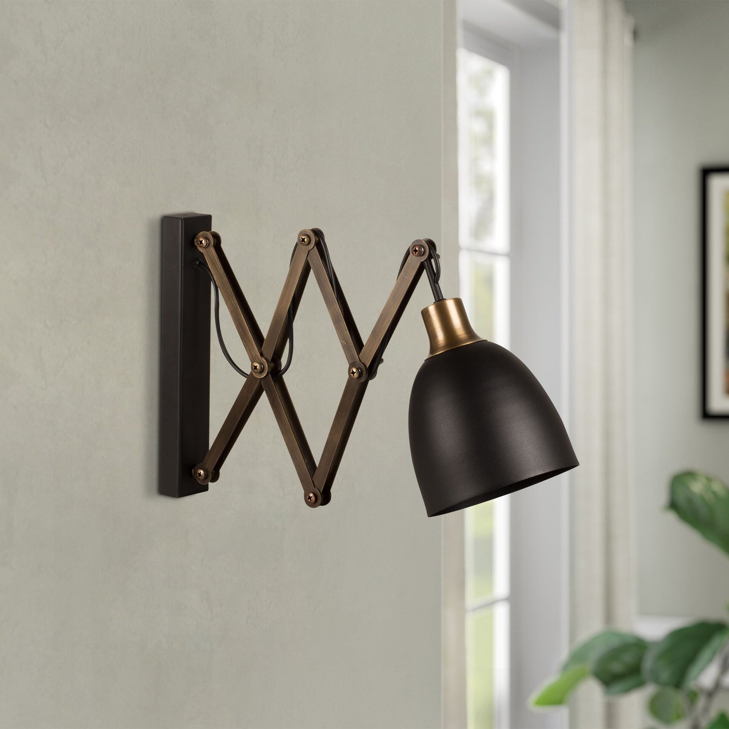 Sivani vägglampa 15 x (35 - 62) cm