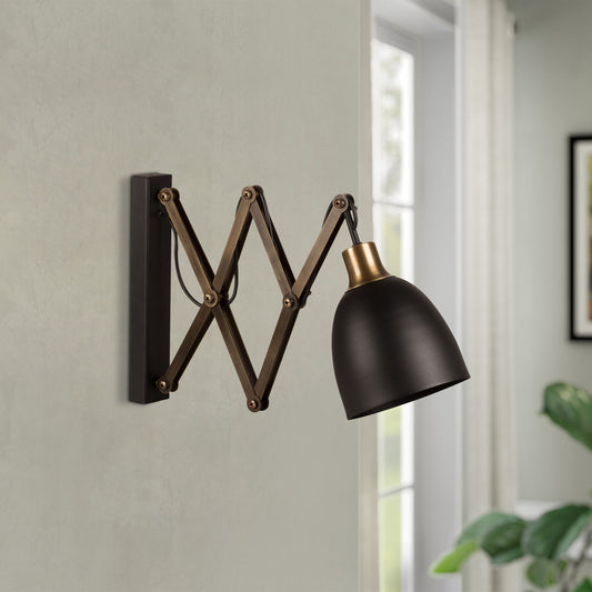 Sivani vägglampa 15 x (35 - 62) cm