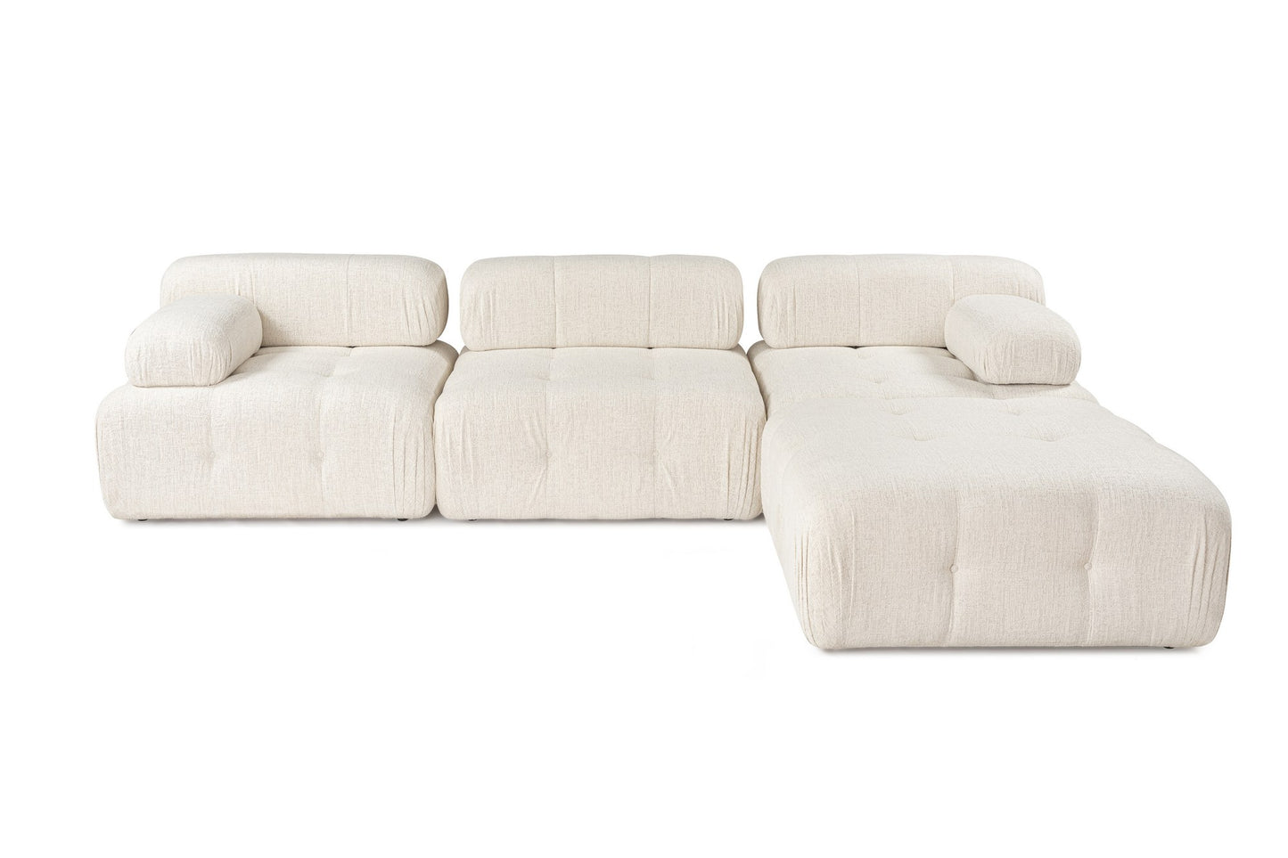 Doblo 3 Seater with Pouffe ( L1-O1-1R-Pouffe) hörnsoffa
