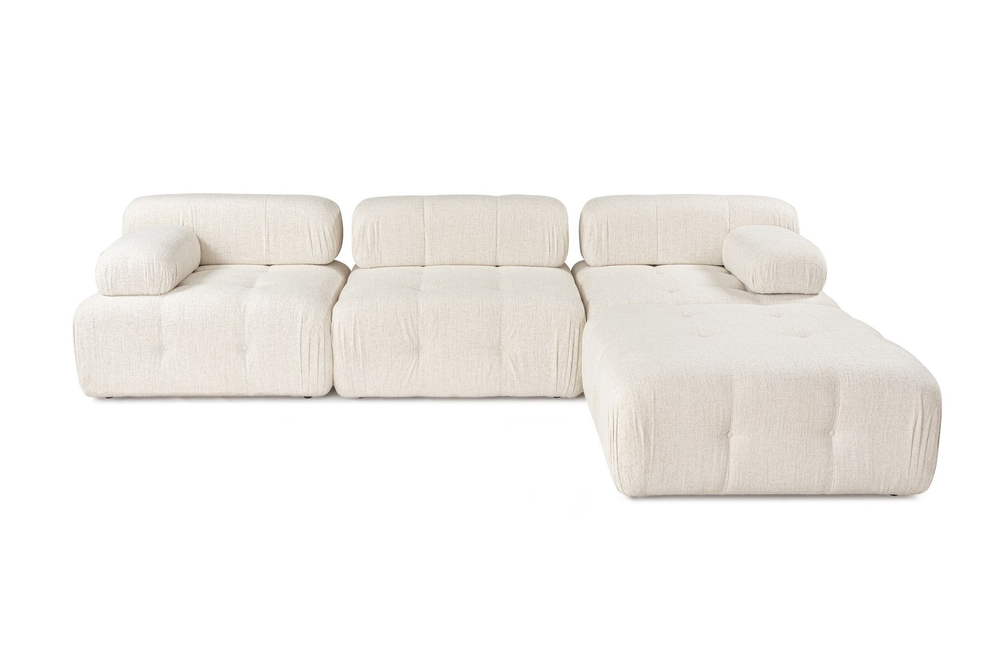Doblo 3 Seater with Pouffe ( L1-O1-1R-Pouffe) hörnsoffa