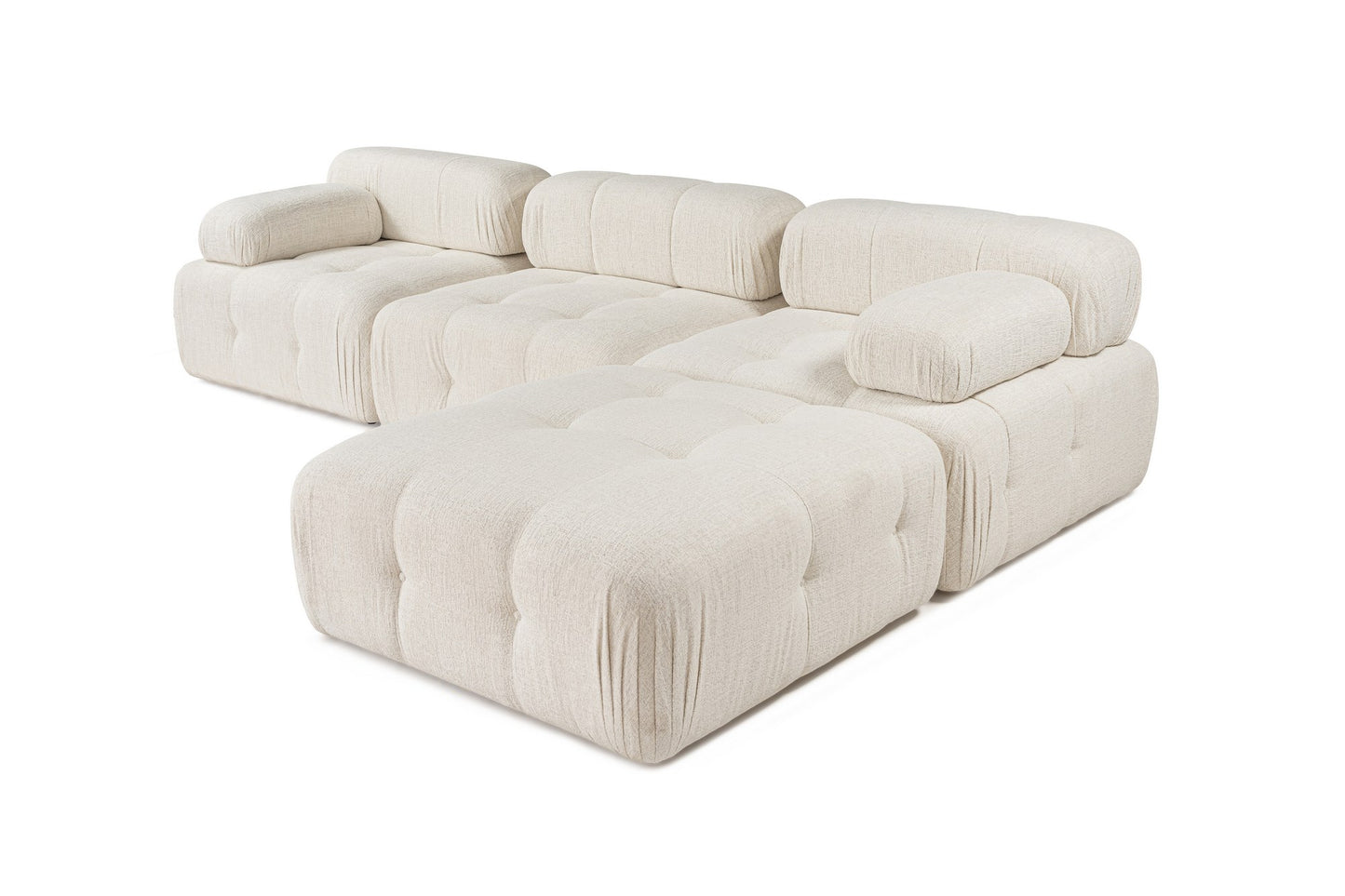 Doblo 3 Seater with Pouffe ( L1-O1-1R-Pouffe) hörnsoffa