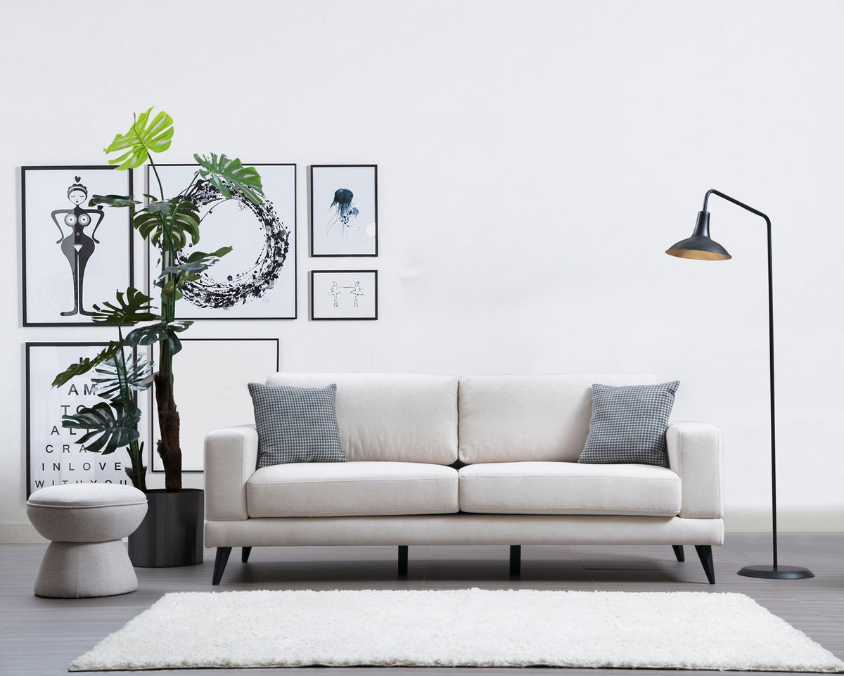 Nordic 3-sits bäddsoffa – Beige