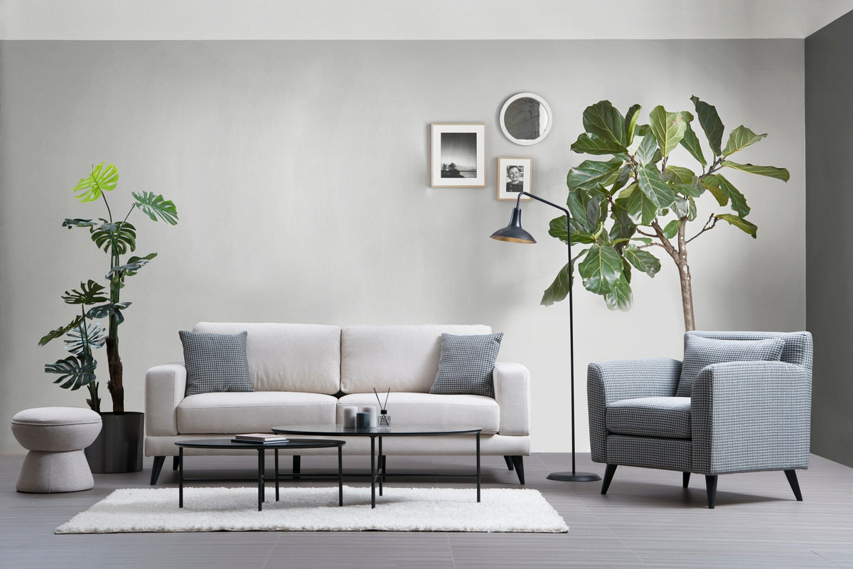 Nordic 3-sits bäddsoffa – Beige