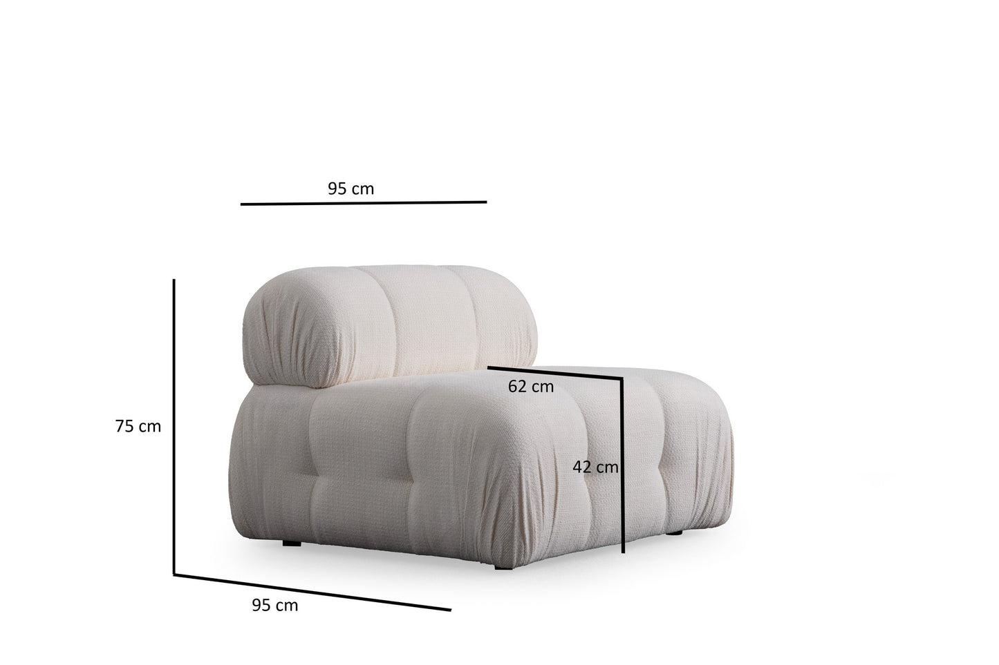 Petite 3 3-sits soffa