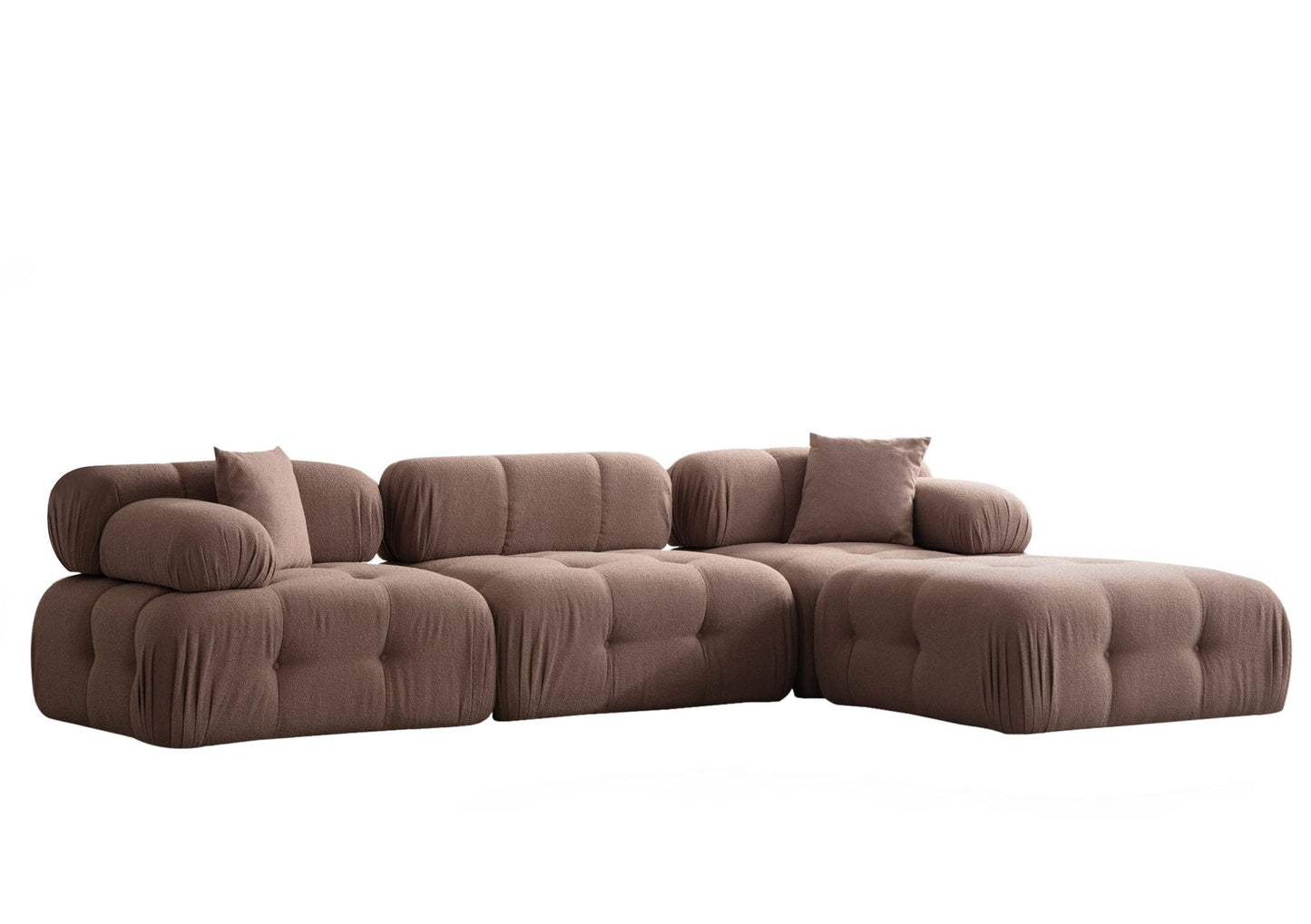 Doblo 3 Seater with Pouffe ( L1-O1-1R-Pouffe) hörnsoffa