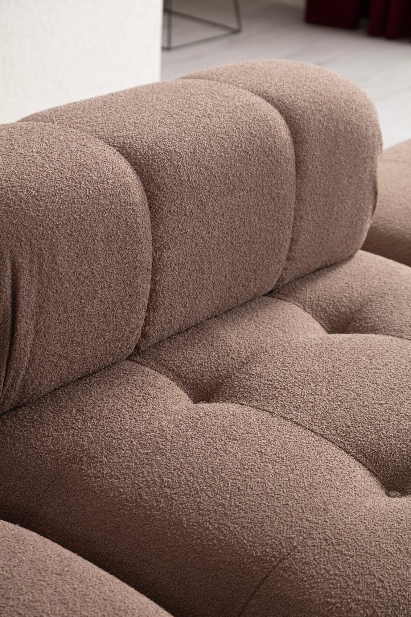 Doblo 3 Seater with Pouffe ( L1-O1-1R-Pouffe) hörnsoffa