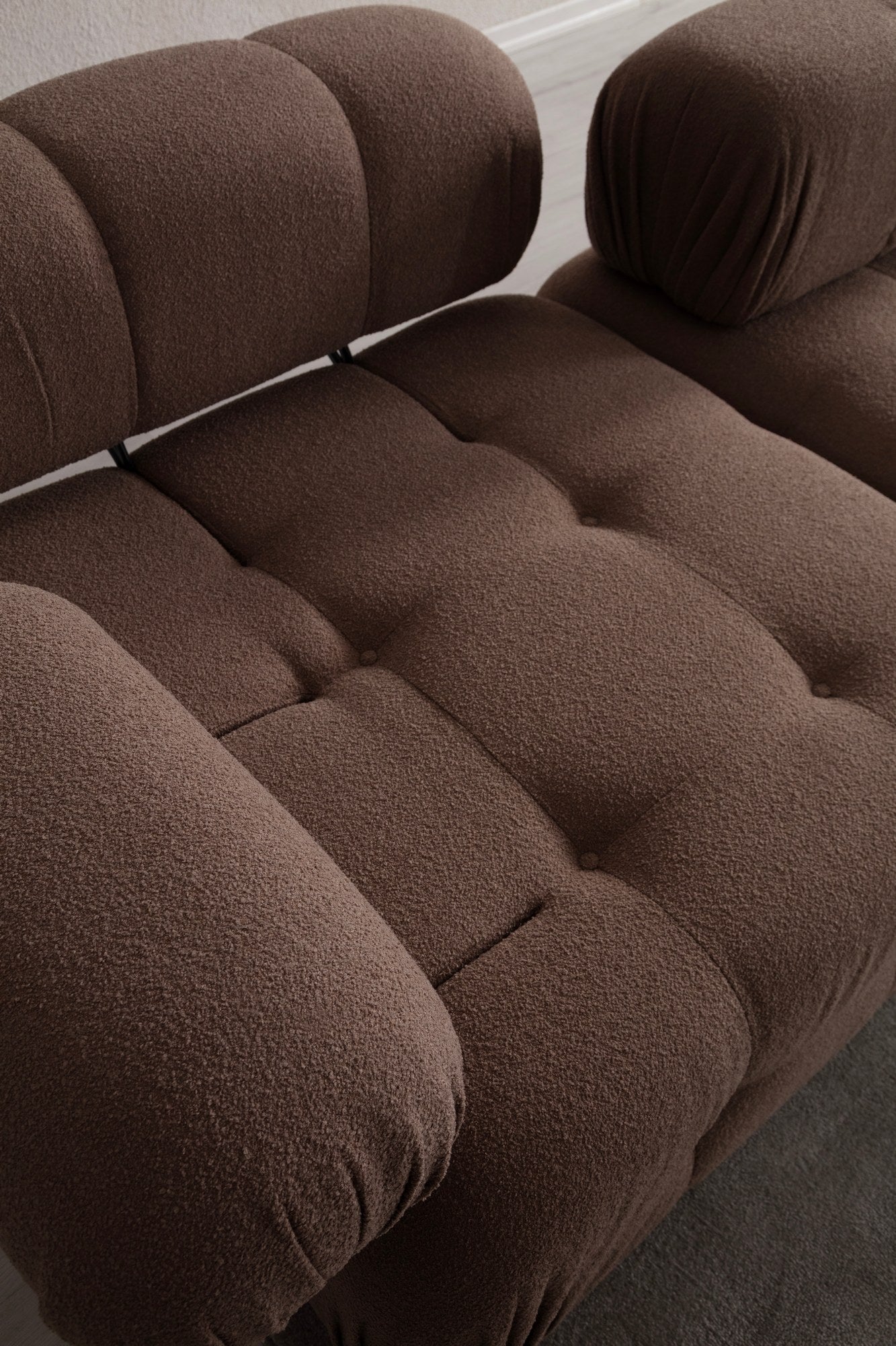 Doblo 3 Seater with Pouffe ( L1-O1-1R-Pouffe) hörnsoffa
