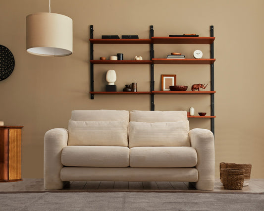 Lily 2-sitssoffa - Beige
