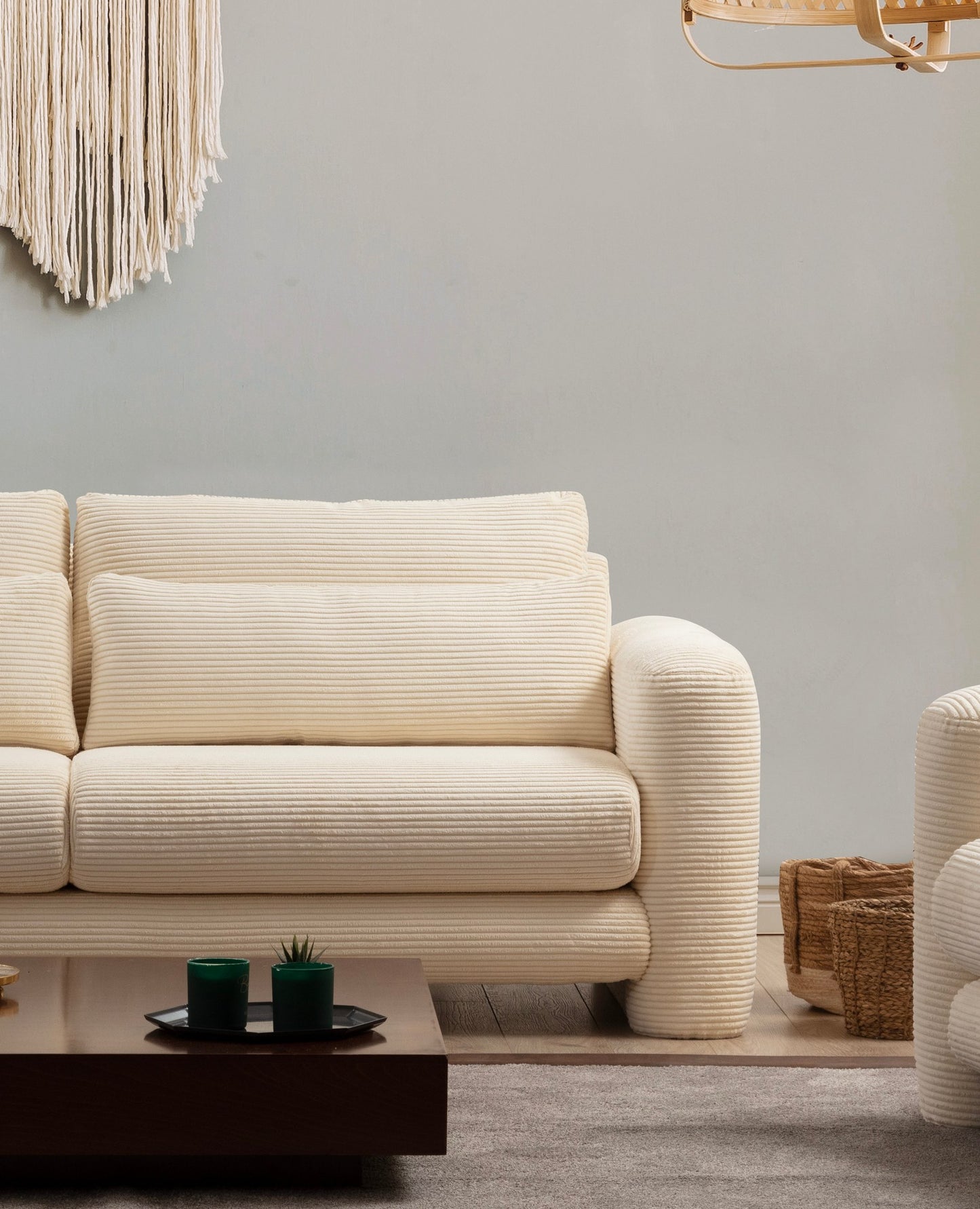 Lily 2-sitssoffa - Beige
