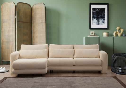 Lily hörnsoffa vänster - Beige