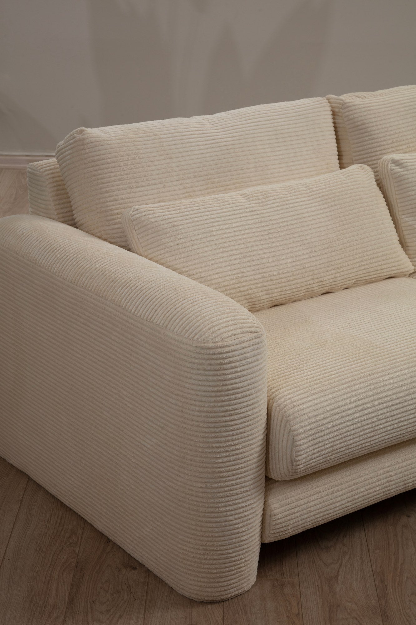 Lily hörnsoffa höger - Beige