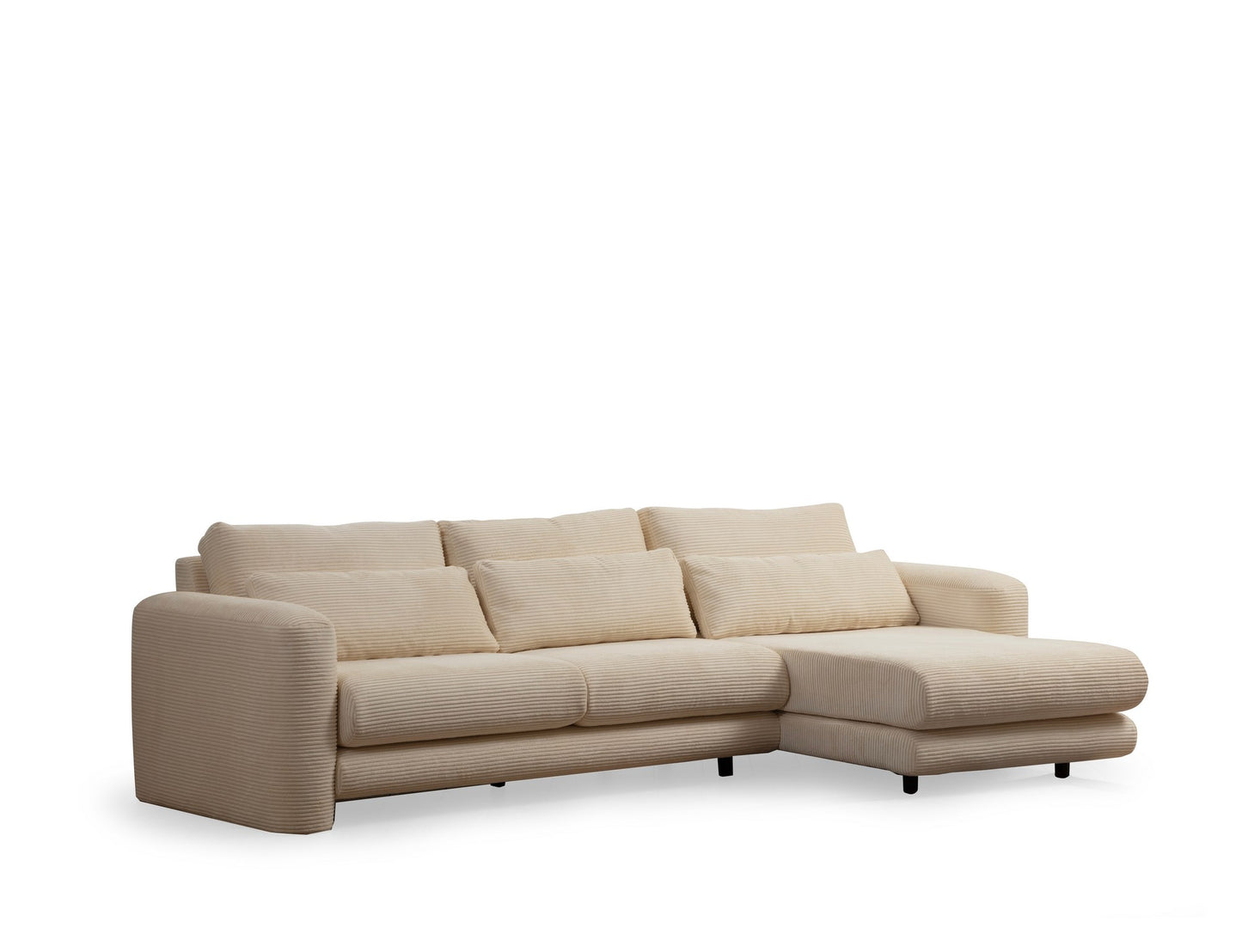 Lily hörnsoffa höger - Beige