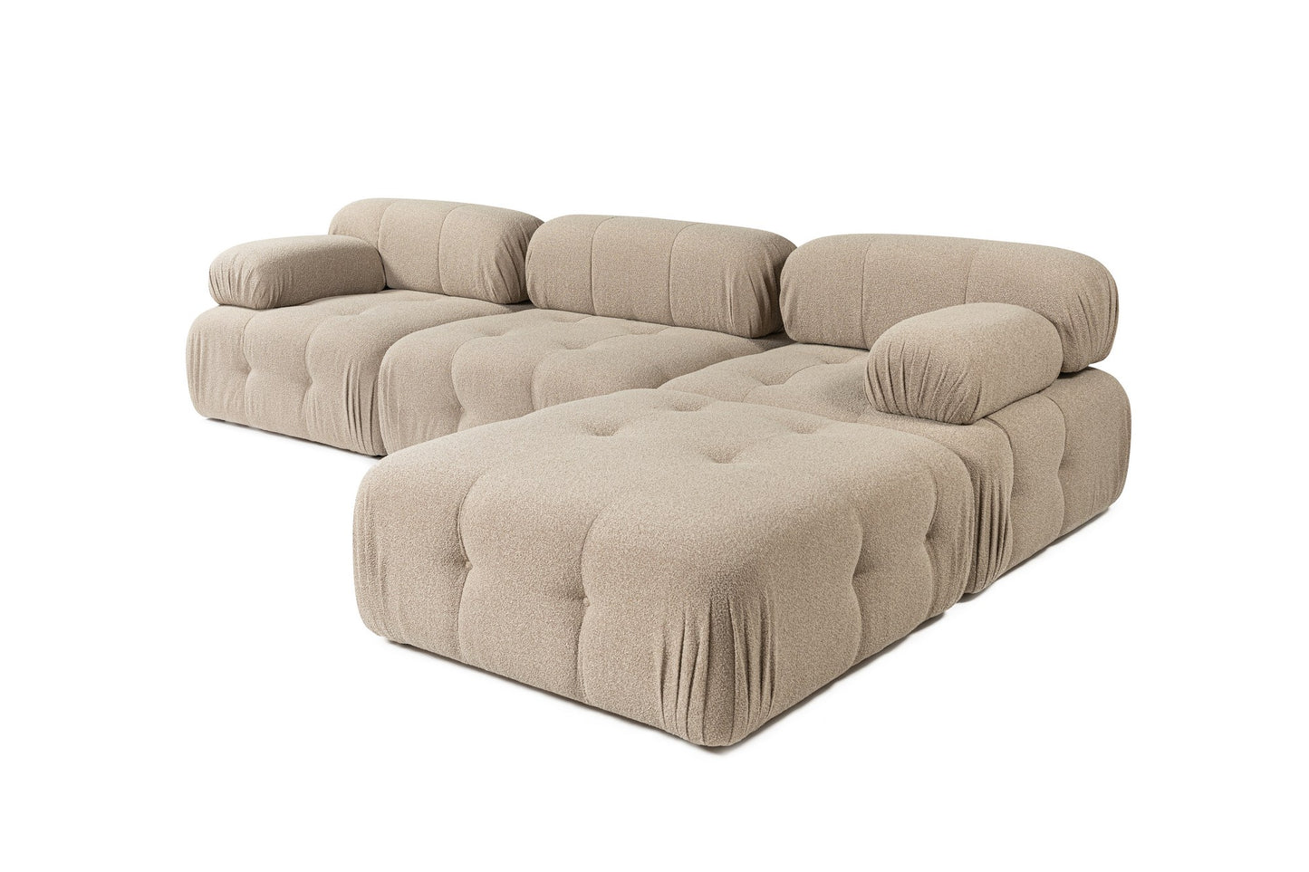 Doblo 3 Seater with Pouffe ( L1-O1-1R-Pouffe) hörnsoffa