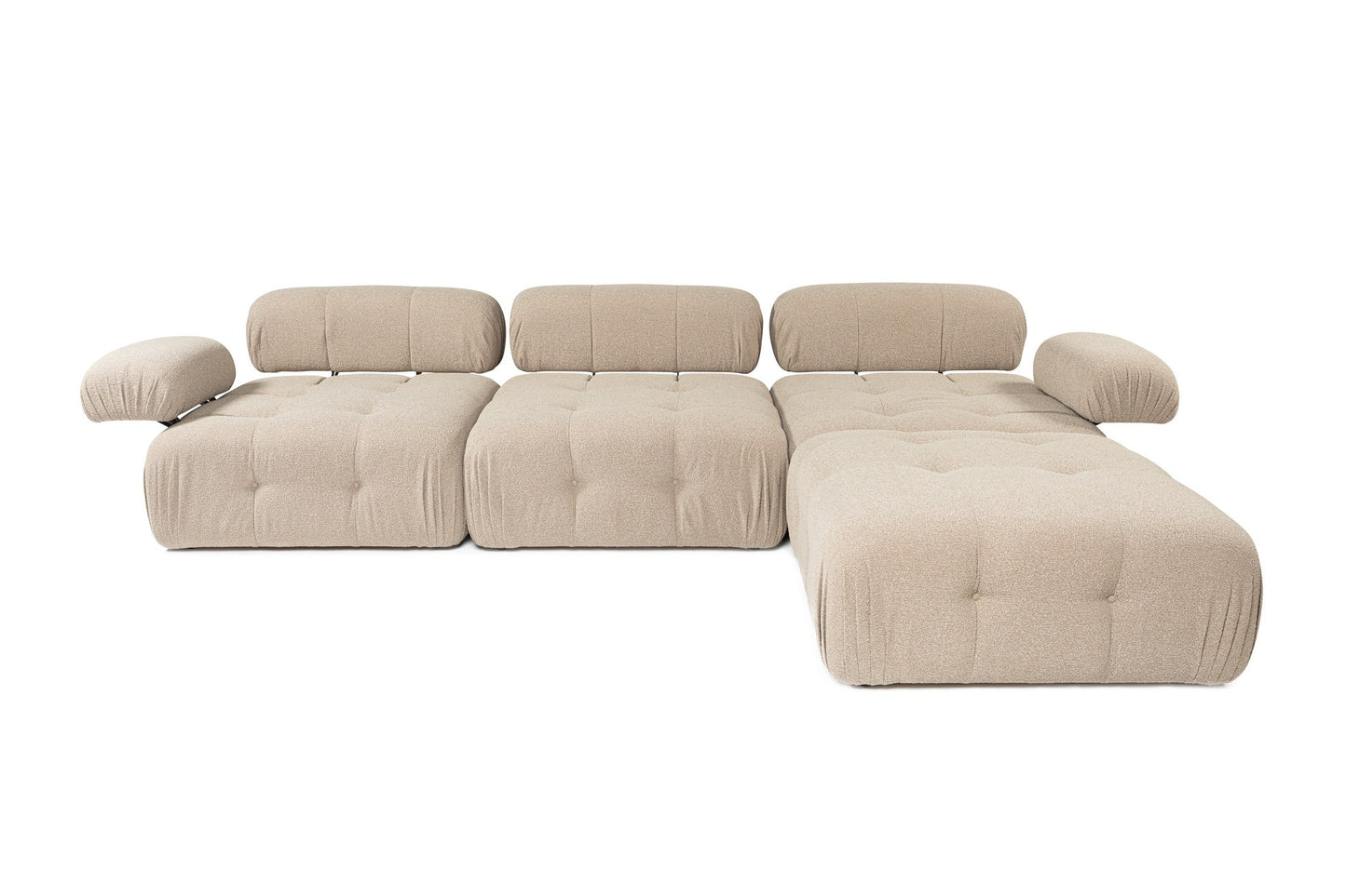 Doblo 3 Seater with Pouffe ( L1-O1-1R-Pouffe) hörnsoffa