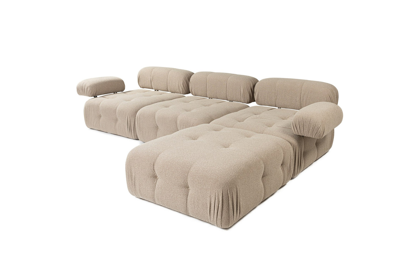 Doblo 3 Seater with Pouffe ( L1-O1-1R-Pouffe) hörnsoffa