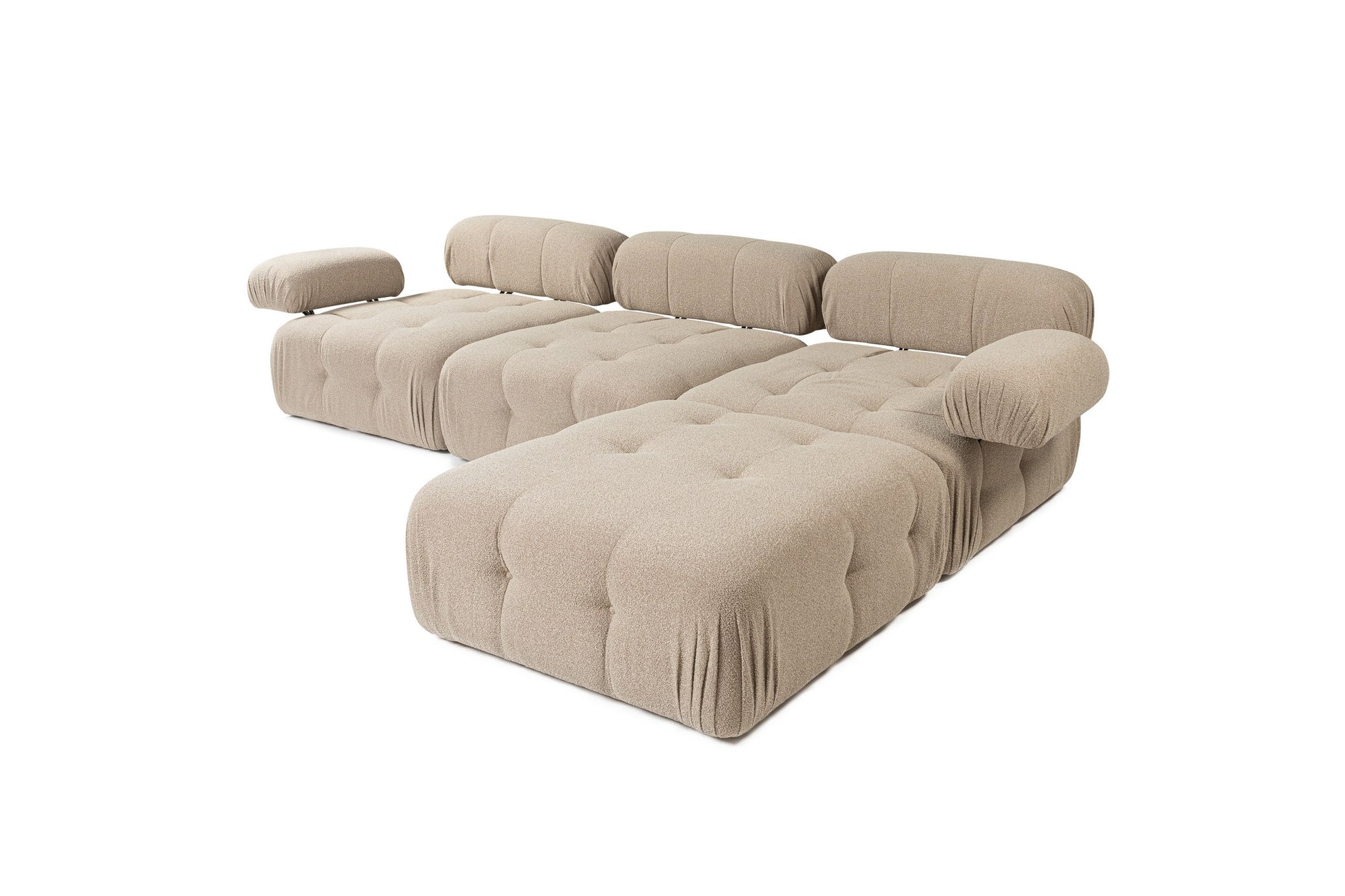 Doblo 3 Seater with Pouffe ( L1-O1-1R-Pouffe) hörnsoffa
