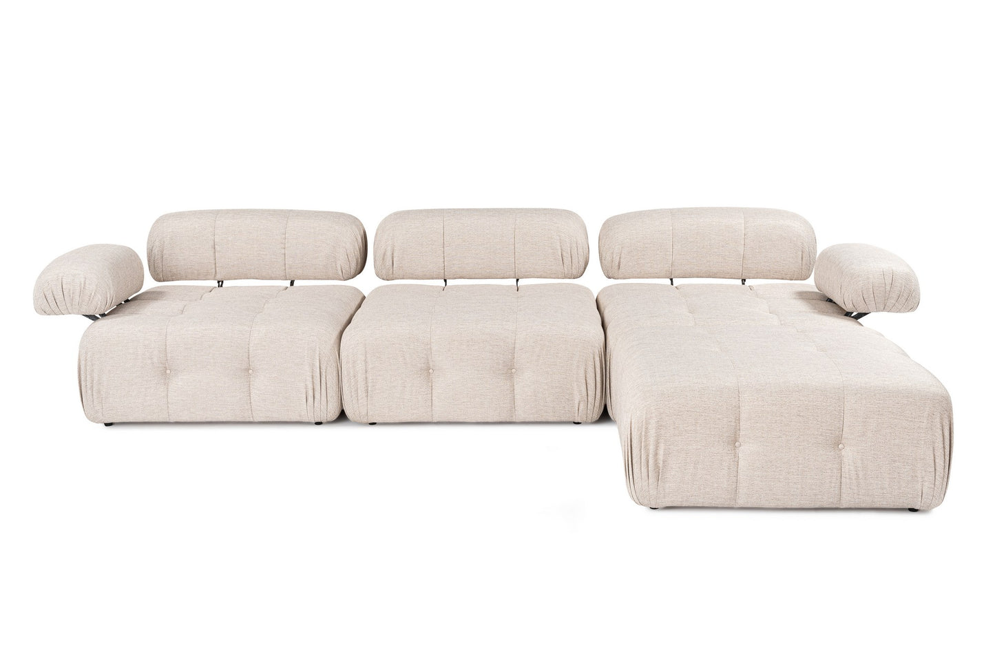 Doblo 3 Seater with Pouffe ( L1-O1-1R-Pouffe) hörnsoffa