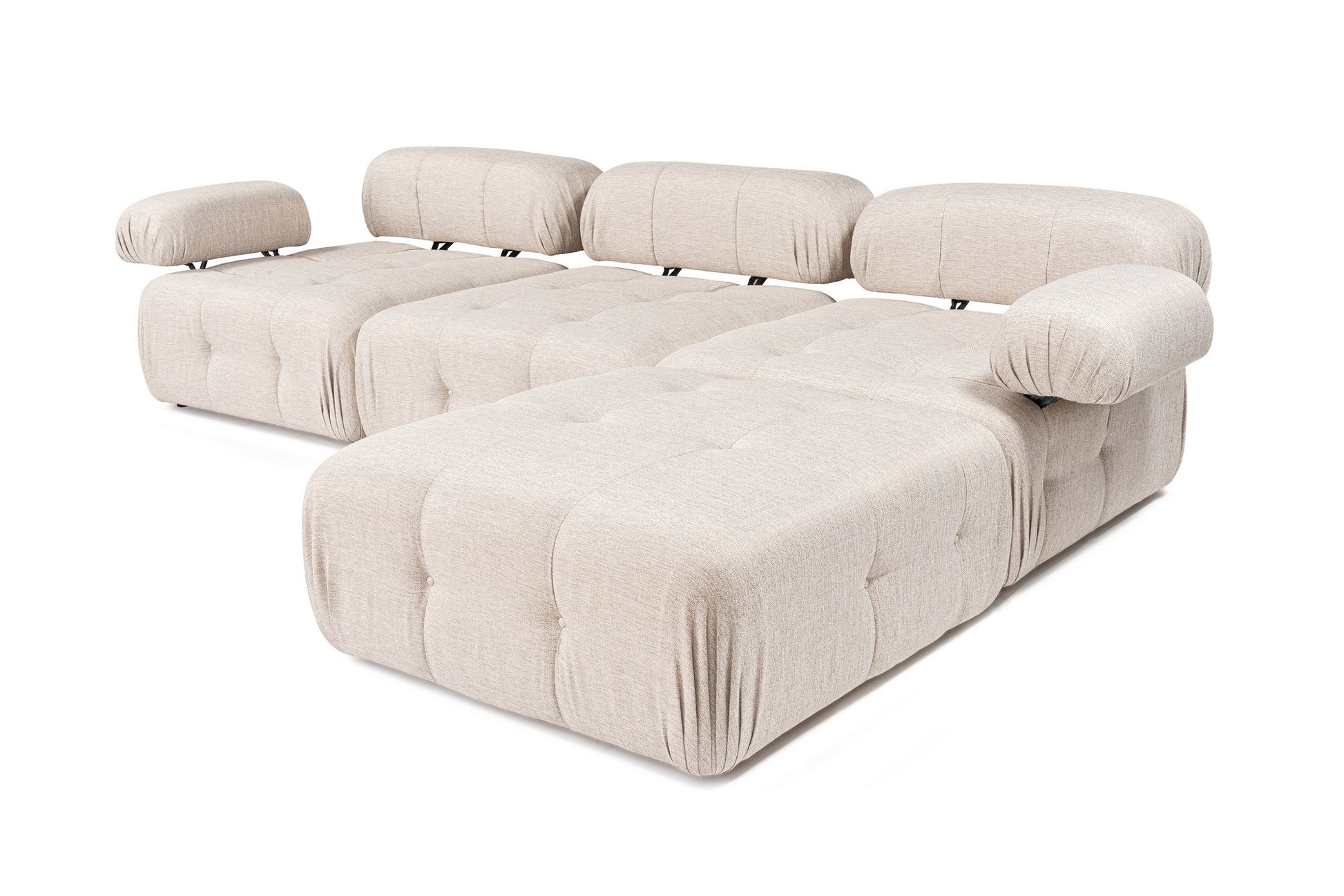 Doblo 3 Seater with Pouffe ( L1-O1-1R-Pouffe) hörnsoffa