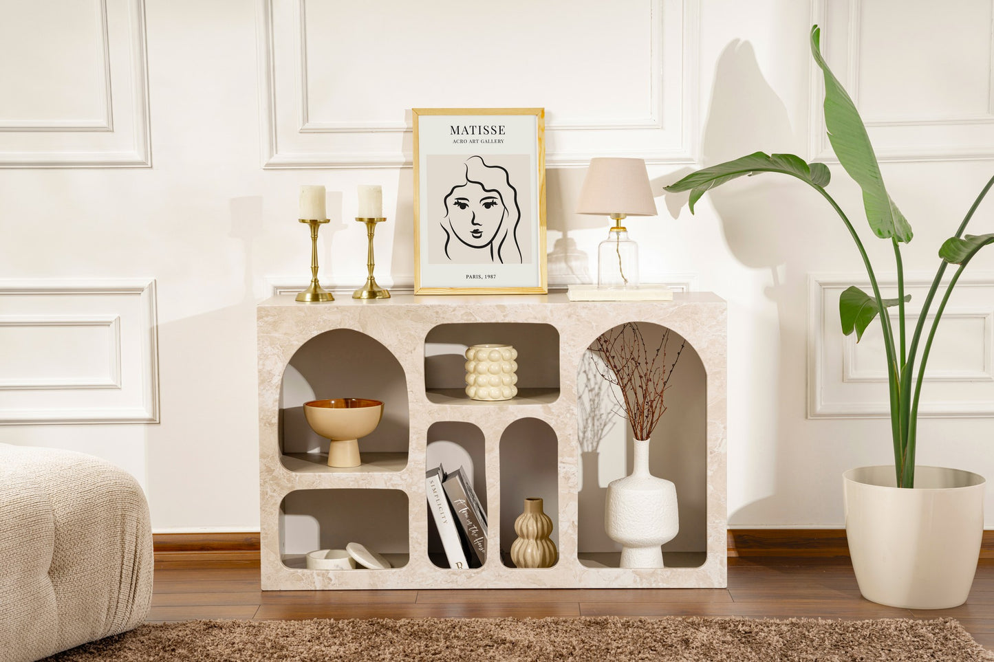 Liva Sideboard 120 cm - Traverten