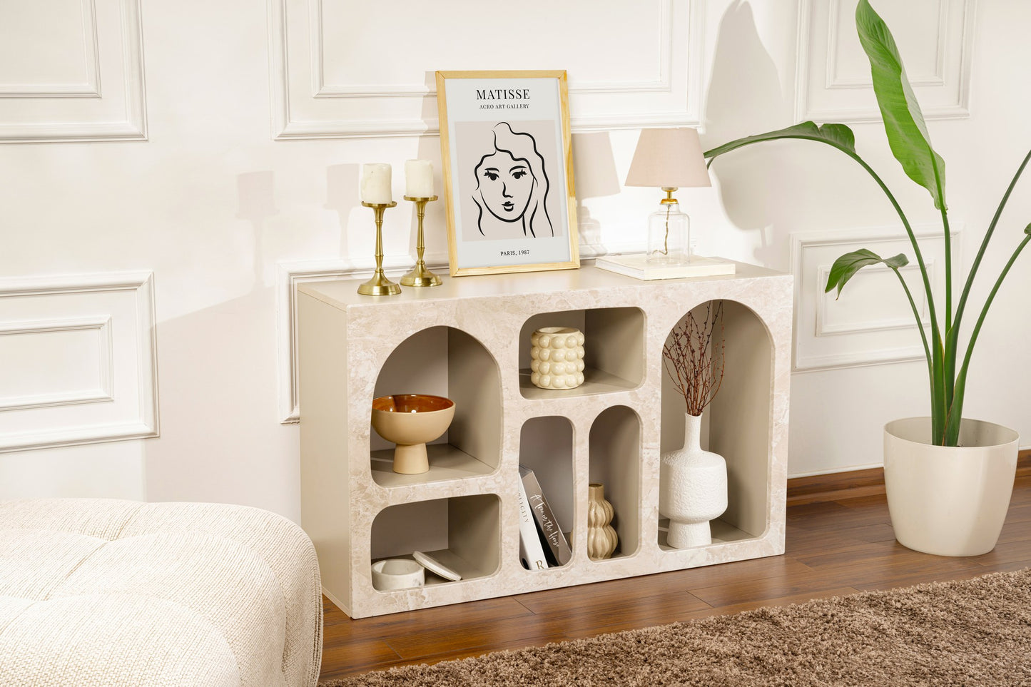 Liva Sideboard 120 cm - Traverten