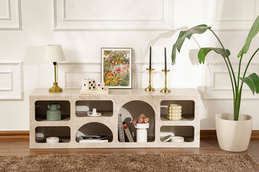 Ferlis Tv-enhet - Travertine