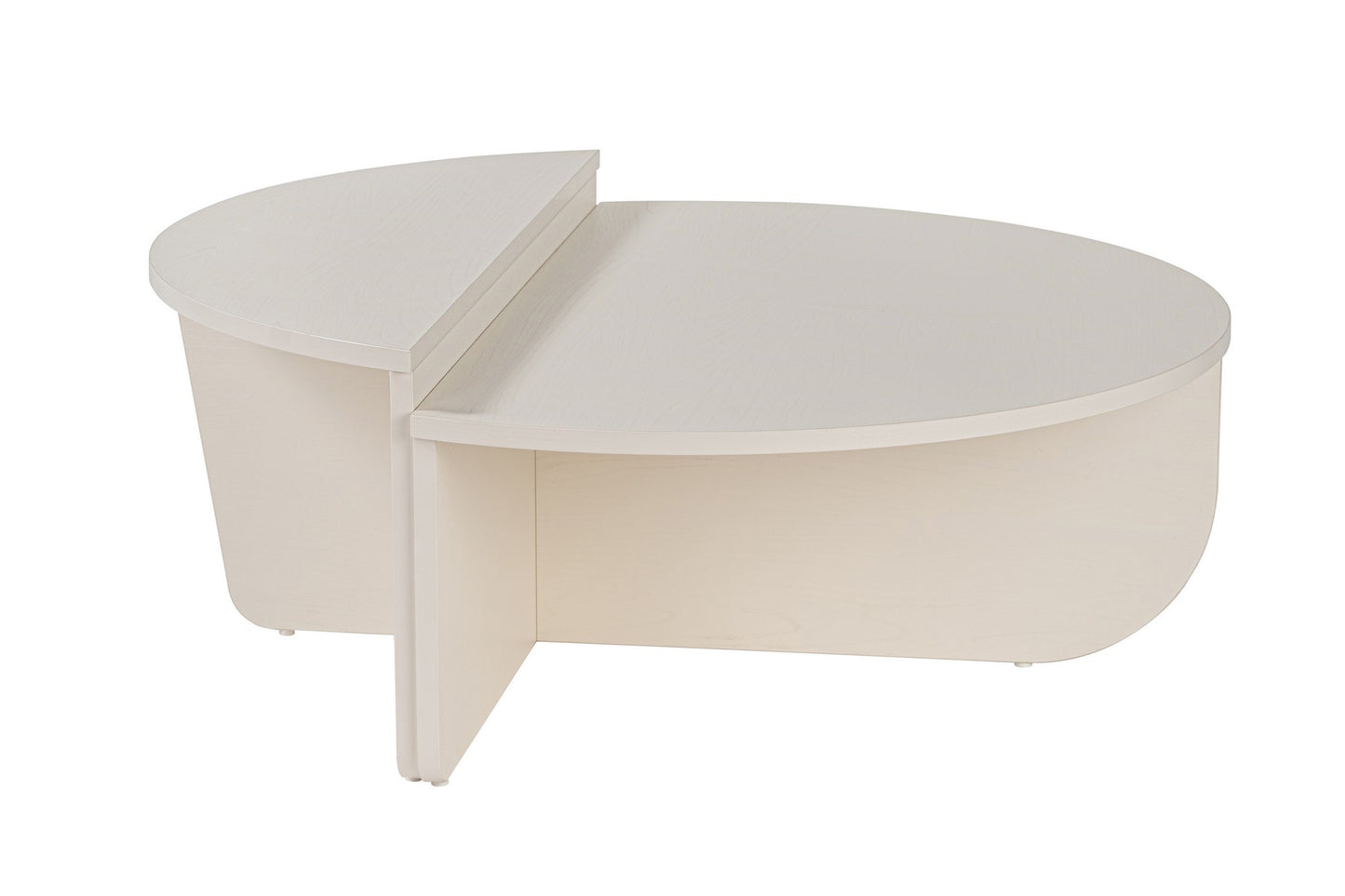 Orio soffbord 90x60 / 85x30 cm - Wood White