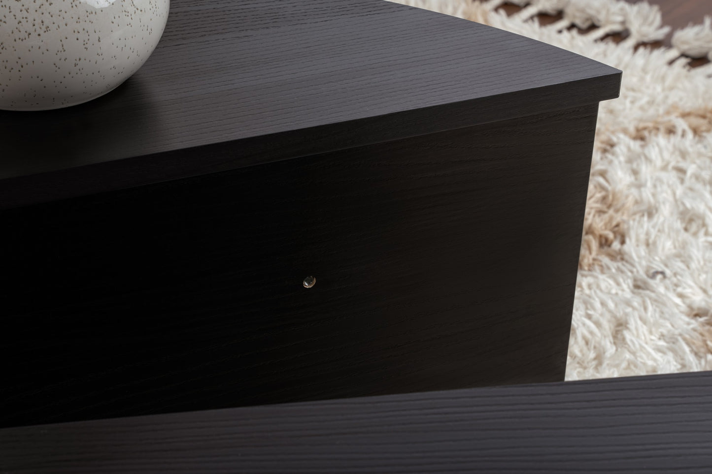 Orio soffbord 90x60 / 85x30 cm - Wood Black
