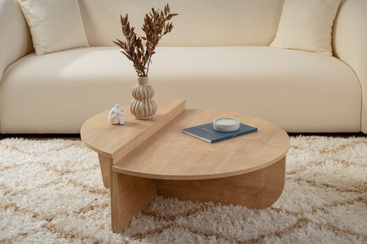 Orio soffbord 90x60 / 85x30 cm - Honey Oak