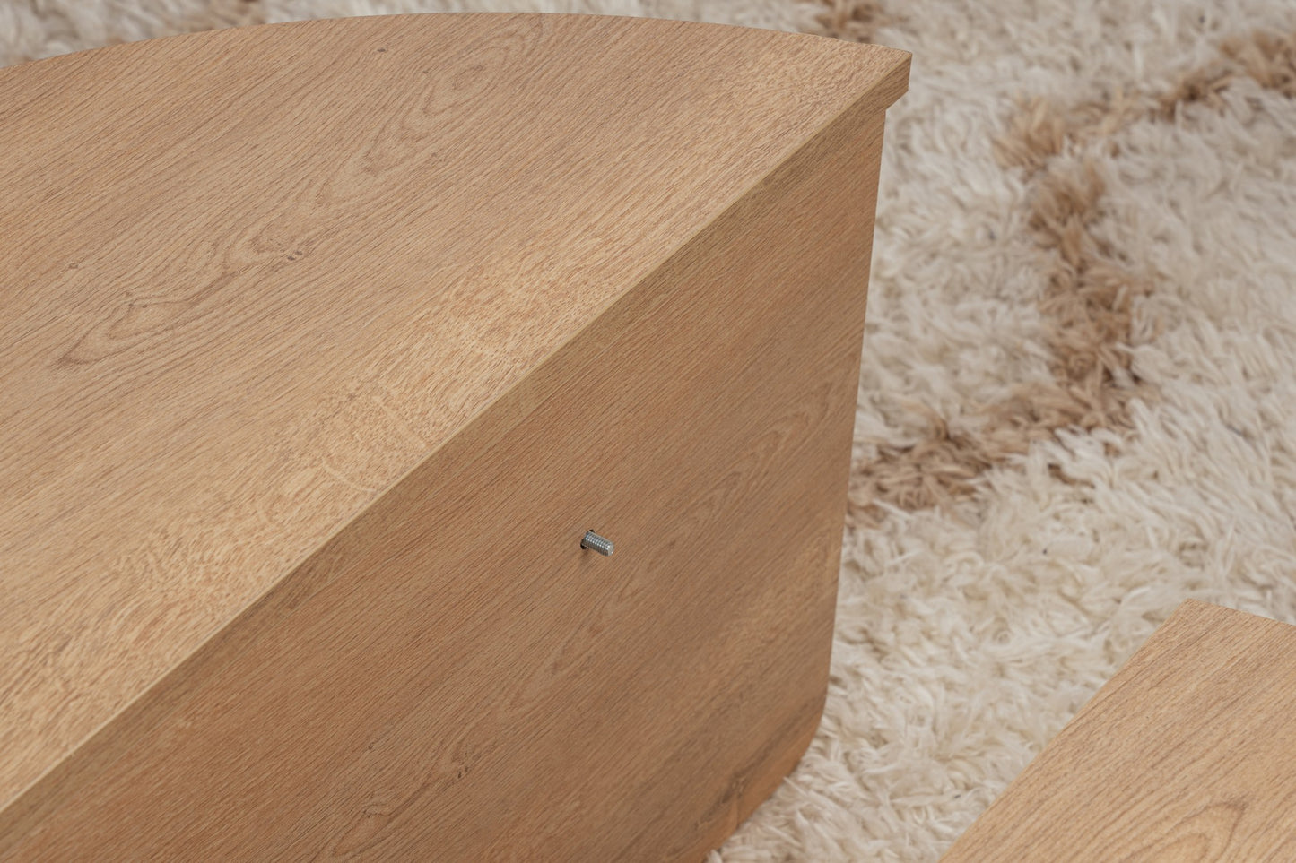 Orio soffbord 90x60 / 85x30 cm - Honey Oak