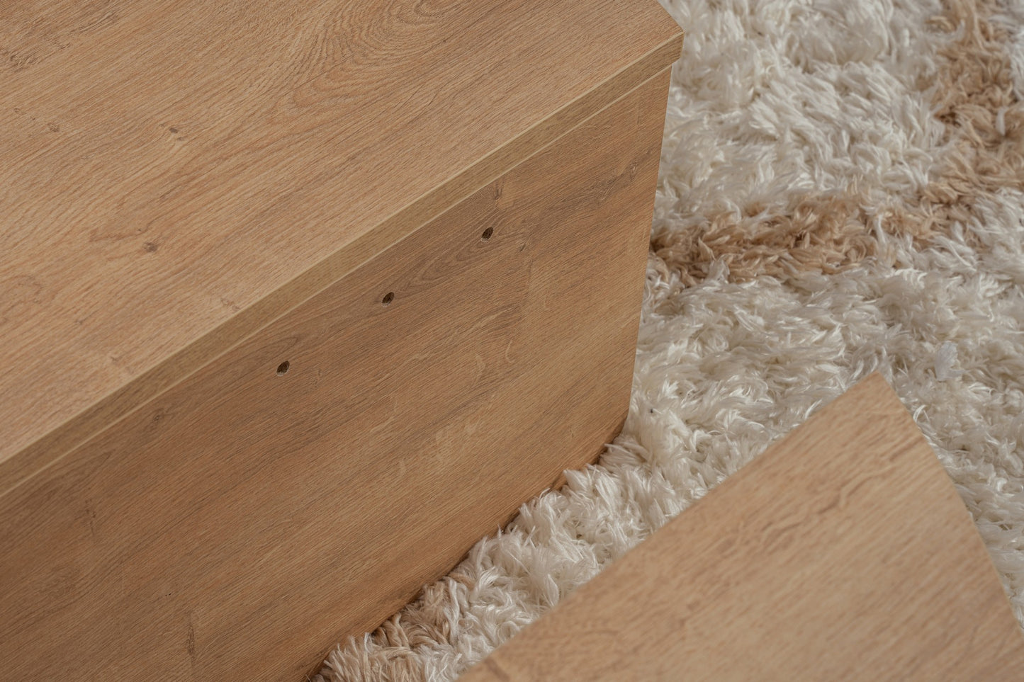 Orio soffbord 90x60 / 85x30 cm - Honey Oak