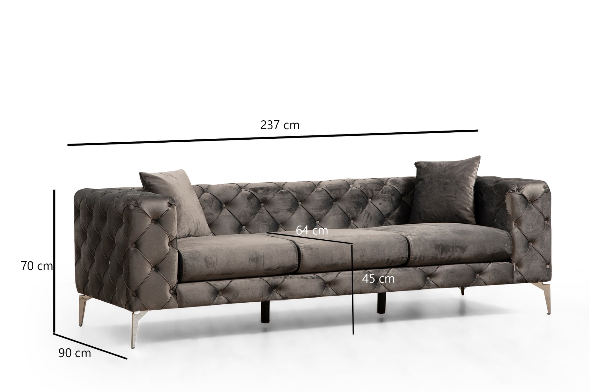 Como 3 Seater 3-sits soffa