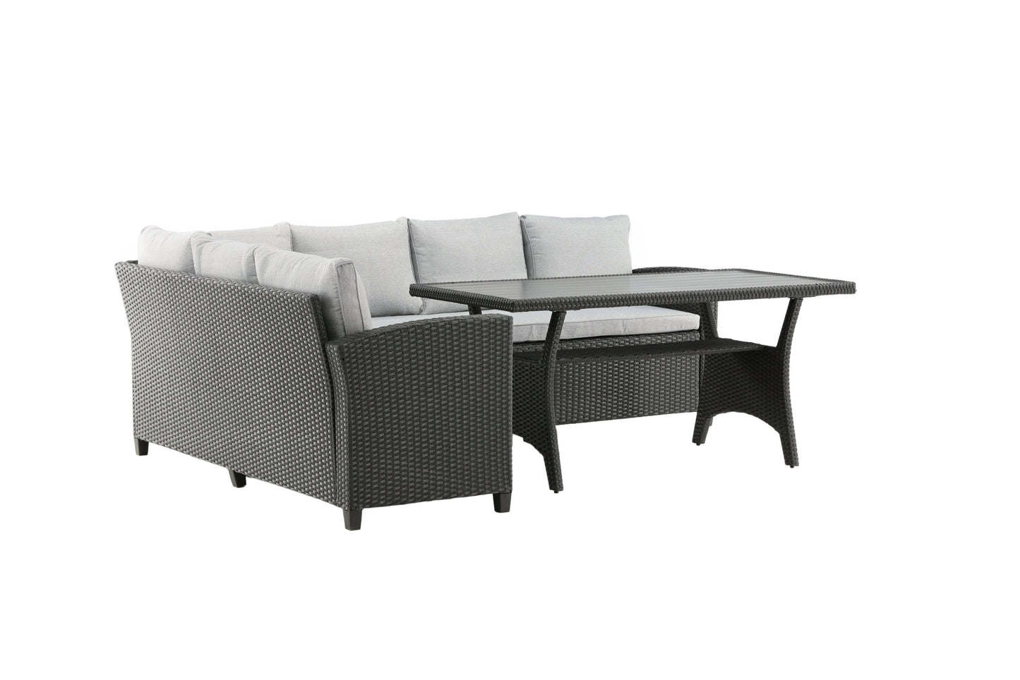 Brentwood Hörnsoffgrupp – Bord: H:67 L:145 W:75 Soffa: D:67 H:73 W:176x167
