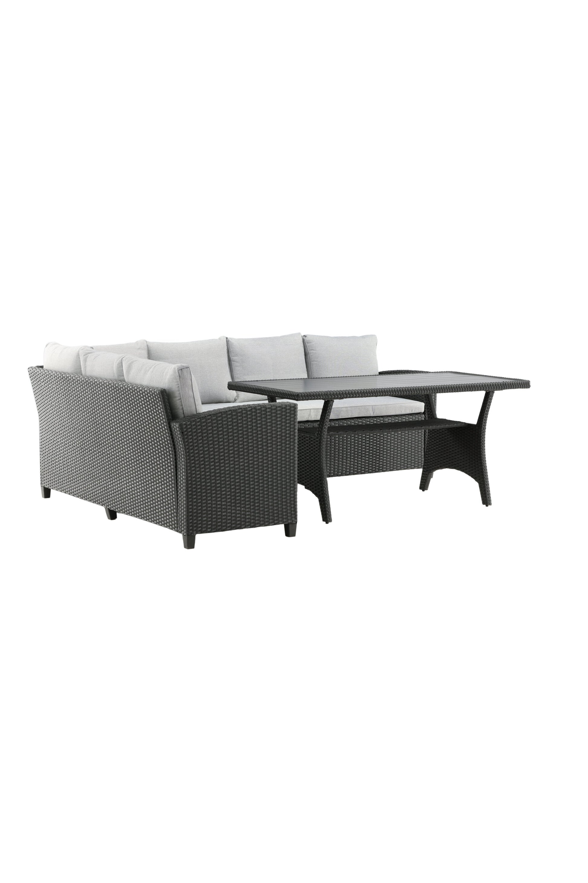 Brentwood Hörnsoffgrupp – Bord: H:67 L:145 W:75 Soffa: D:67 H:73 W:176x167
