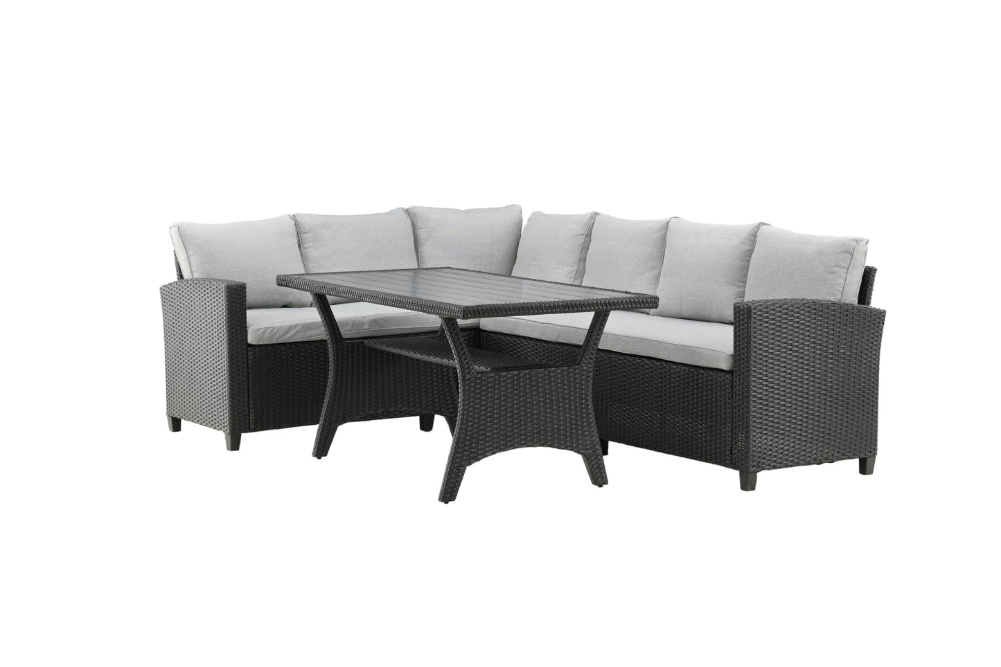 Brentwood Hörnsoffgrupp – Bord: H:67 L:145 W:75 Soffa: D:67 H:73 W:176x167