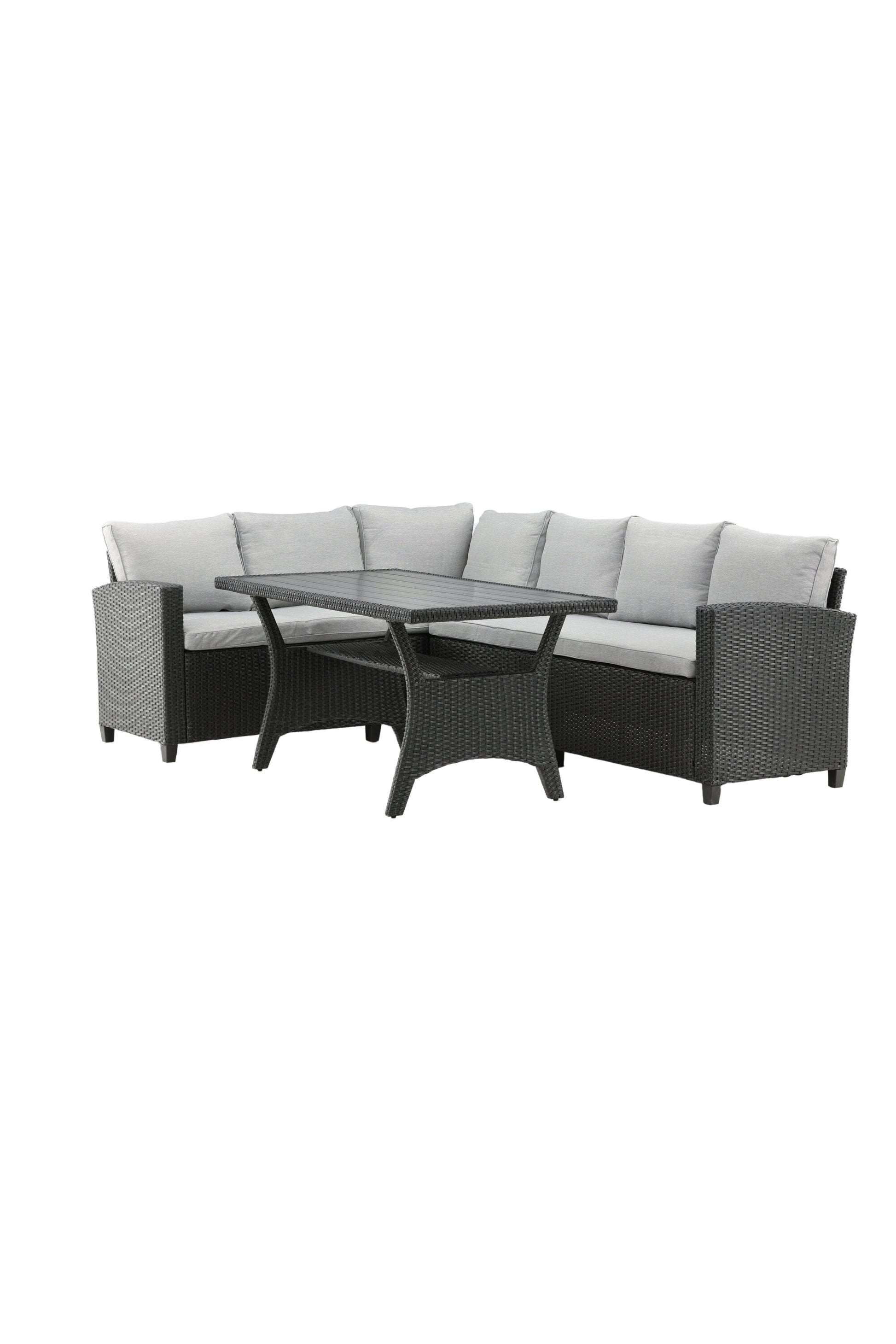 Brentwood Hörnsoffgrupp – Bord: H:67 L:145 W:75 Soffa: D:67 H:73 W:176x167